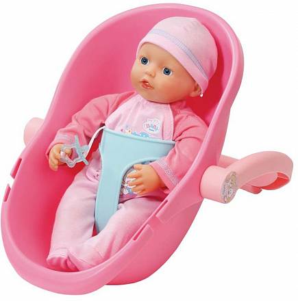 Кукла My Little Baby Born с креслом-переноской, 32 см. 